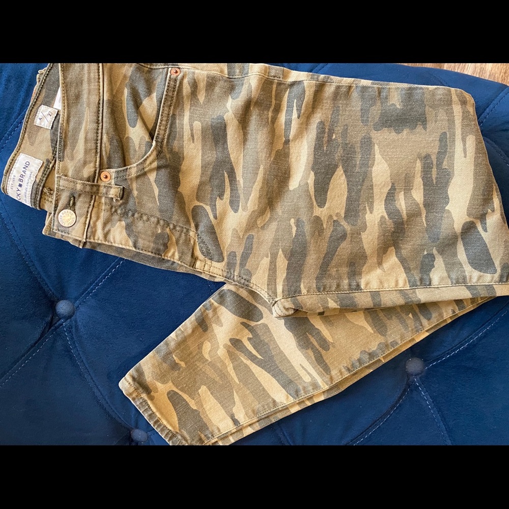 Lucky brand camo jeans
